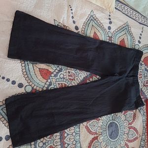 Size 8L navy linen pants
